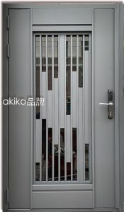 保護家人安全的AK01不銹鋼粉體烤漆防盜大門」